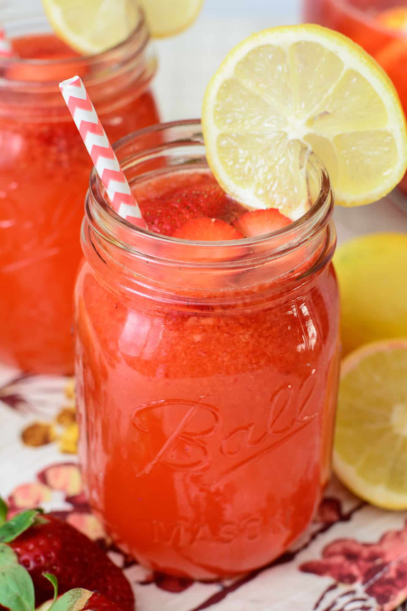 Strawberry Lemonade (From Scratch!) - Almost Supermom