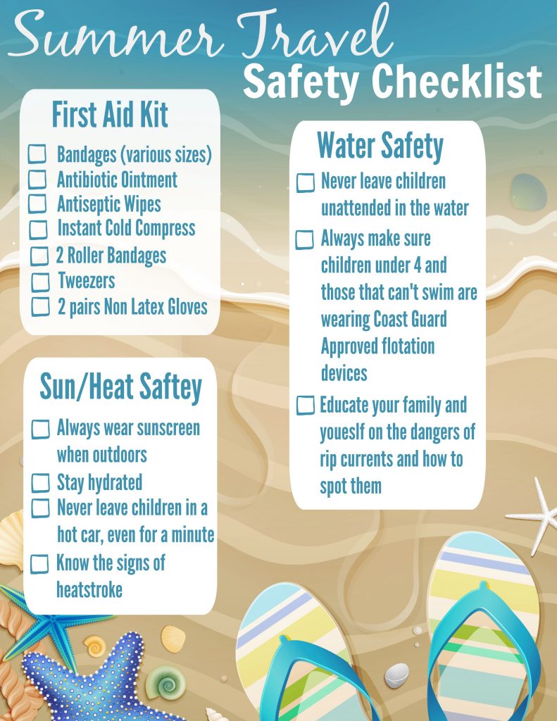 safety moments for summer